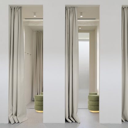 2X Round Stacked Ottoman Stool Teddy Fleece Fabric Foot Rest 38cm GREEN