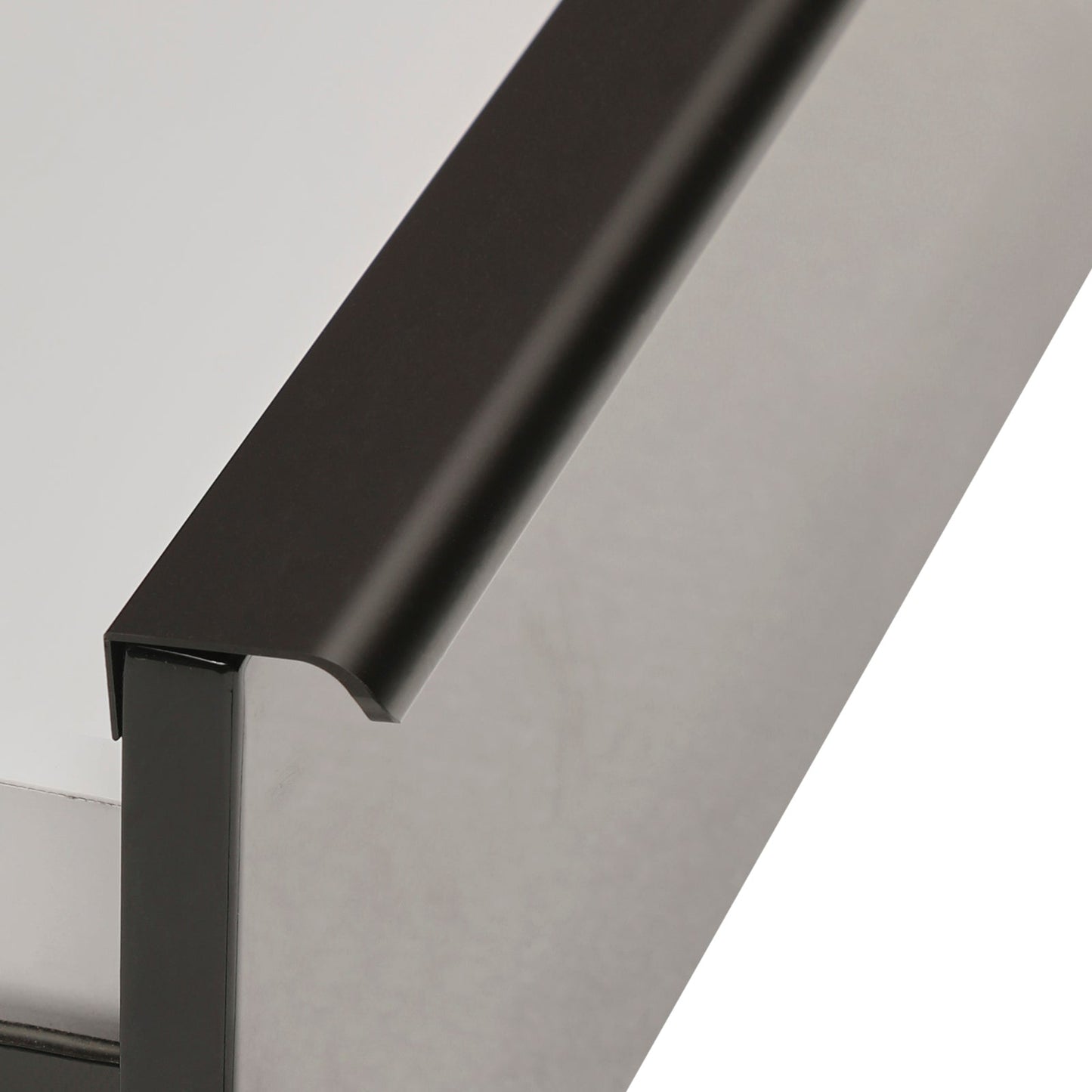 TV Cabinet with 3 Storage Drawers Extendable With Glossy MDF Entertainment Unit in Black Color